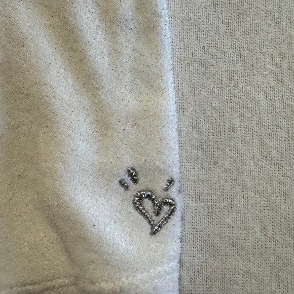 Justice Bathing Suit Cover up White Hooded Tunic with Pocket Girls Size 8/10 - Picture 3 of 9